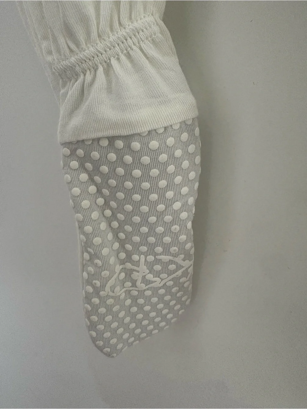 Kickee Pants White Ruffle Footie One-Piece with Snaps